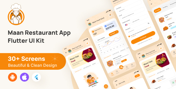 [Download] Maan Restaurant Flutter UI Kit 