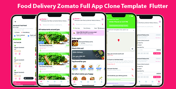 [Download] food delivery full app template zomato clone / flutter food delivery full app template 