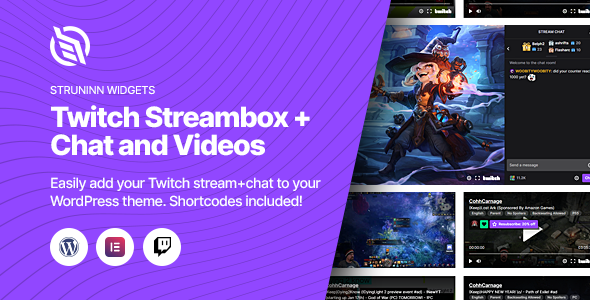 [Download] Struninn – Twitch Streambox with Chat and Videos 