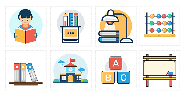 [Download] Animated Educational SVG Icons 