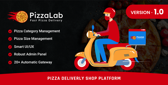[Download] PizzaLab – Pizza Delivery Shop Platform 