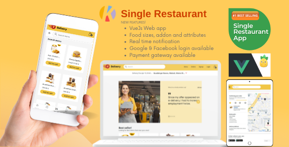 [Download] Karenderia Single Restaurant Website Food Ordering and Restaurant Panel 