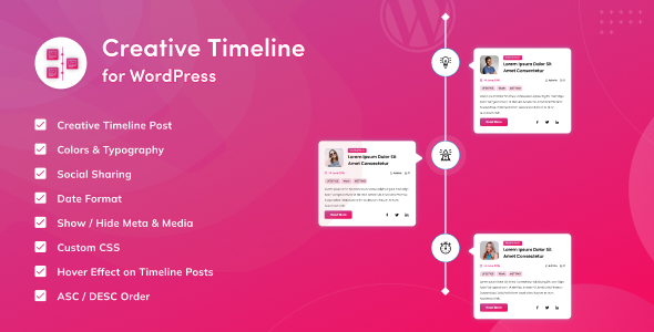 [Download] Creative Timeline for WordPress 