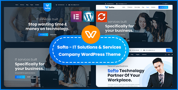[Download] Softo – IT Solutions & Services WordPress Theme 
