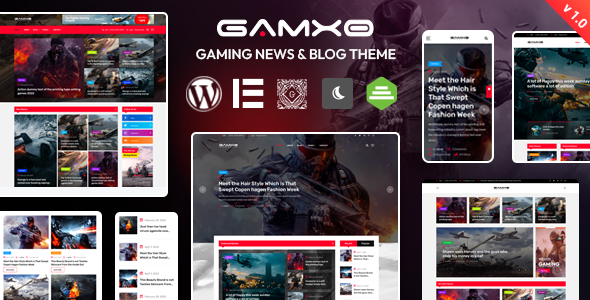 Nulled Gamxo – WordPress Gaming News & Blog Theme free download