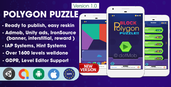 [Download] Polygon Puzzle – Unity Template Project 