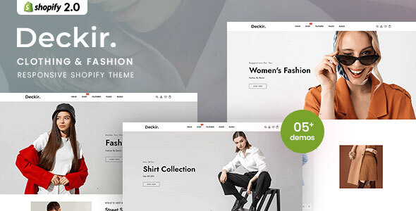 [Download] Deckir – Clothing & Fashion Responsive Shopify Theme 