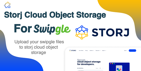 Nulled Storj Cloud Object Storage Add-on For Swipgle free download
