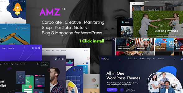 Nulled AMZ – All in One Creative WordPress Theme free download