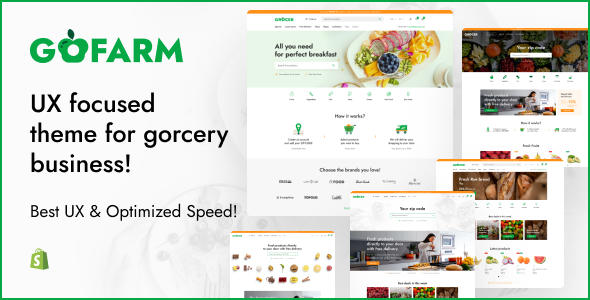 Nulled Gofarm – Grocery Food Shopify Theme free download
