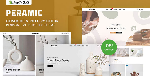 [Download] Peramic – Ceramics & Pottery Decor Responsive Shopify Theme 