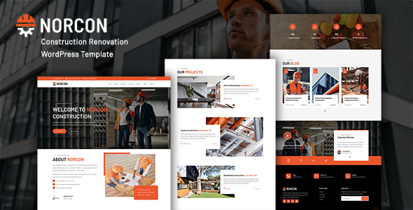 [Download] Norcon – Construction Renovation WordPress Theme 