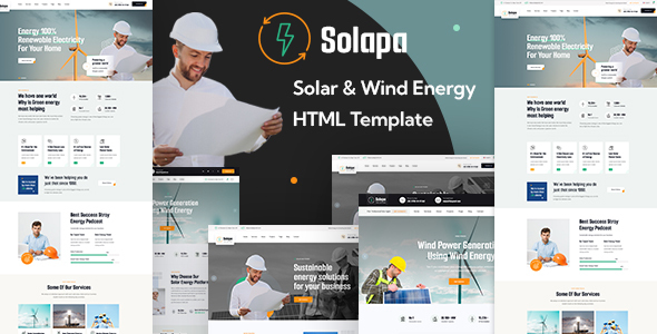 [Download] Solapa – Solar and Wind Energy HTML Template 