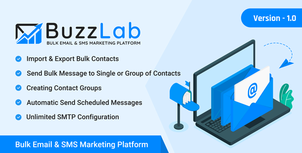 [Download] BuzzLab – Bulk Email And SMS Marketing Platform 