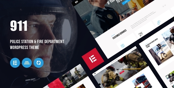 [Download] 911 – Police Station & Fire Department WordPress Theme 