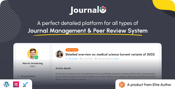 [Download] Journalo – Journal management and peer review system 