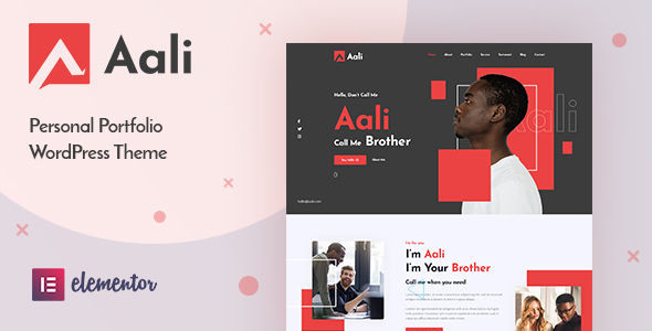[Download] Aali – Personal Portfolio WordPress Theme 