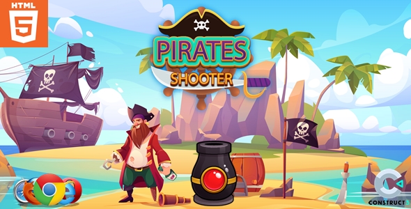 [Download] Pirates shooter – Casual game – HTML5 