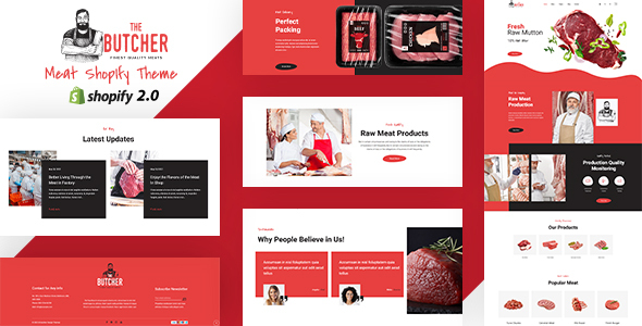 [Download] Butcher – Meat Food Store Shopify Theme 