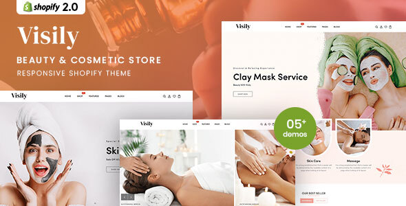 [Download] Visily – Spa & Cosmetic Beauty Responsive Shopify 2.0 Theme 