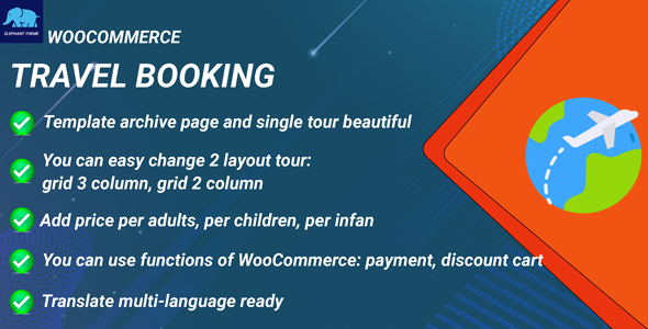 Nulled Travel Booking for WooCommerce free download