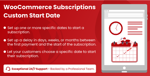 [Download] WooCommerce Subscriptions Custom Start Date 