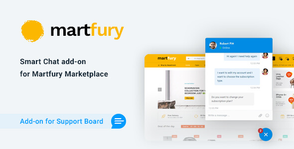 [Download] Martfury Chat & Support App for Support Board 