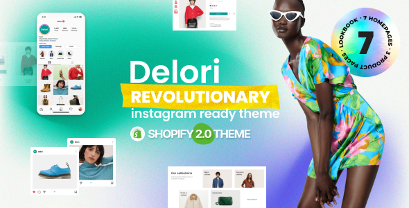 Nulled Delori – Shopify High Fashion Theme for Instagram Store free download