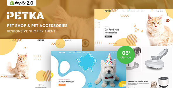 Nulled Petka – Pet Shop & Pet Accessories Responsive Shopify 2.0 Theme free download