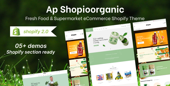 [Download] Ap Shopioorganic – Fresh Food & Supermarket Shopify Theme 