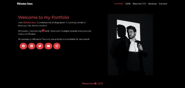 [Download] React, Bootstrap photographer’s portfolio template 
