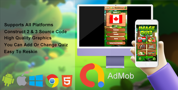 [Download] Image Quiz | HTML5 Game (Construct 2 & Construct 3) 