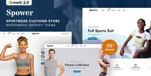 [Download] Spower – Sportwear Clothing Responsive Shopify Theme 