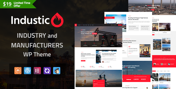 [Download] Industico – Industry and Manufacturers WordPress Theme 