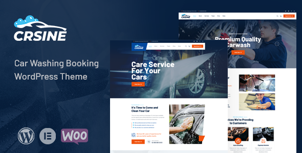 [Download] Crsine – Car Washing Booking WordPress Theme 