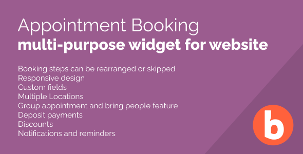 [Download] Appointment Booking Widget for WebSite 