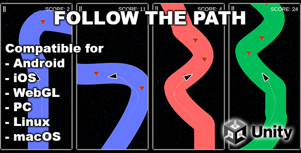 [Download] Follow The Path – Unity Mobile Game With AdMob (android & iOS) 