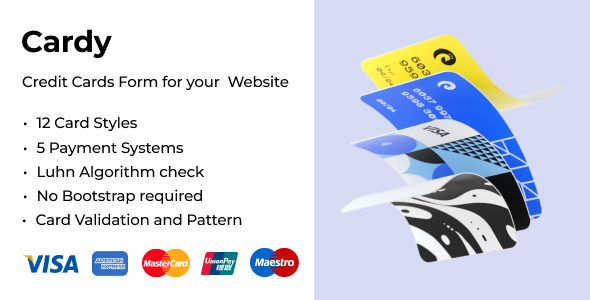[Download] Cardy – HTML Credit Card Payment Form 