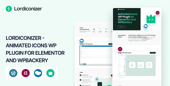 [Download] Lordiconizer – Animated Icons WP Plugin for Elementor and WPBackery 