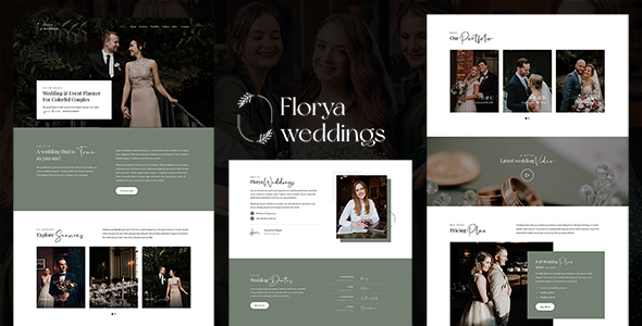 [Download] Florya – Wedding and Event Planner Template 