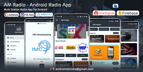 Nulled AM Radio – Android Multiple Radio Channels App free download