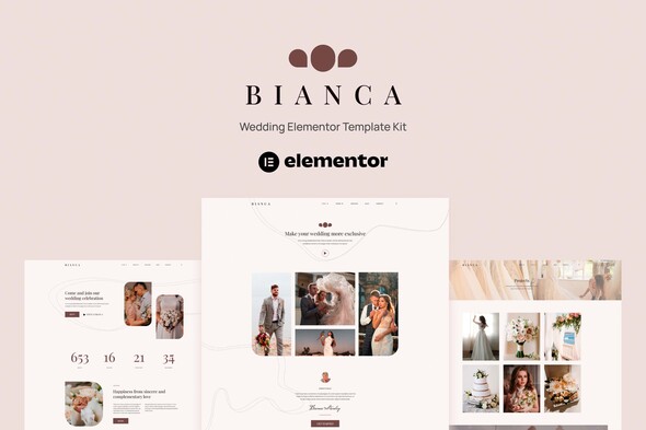 [Download] Bianca – Wedding Elementor Template Kit 