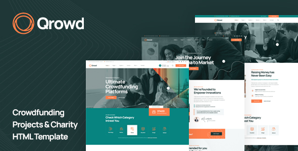 [Download] Qrowd – Crowdfunding Projects & Charity HTML Template 