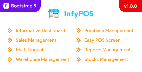 [Download] InfyPOS – Advanced Laravel POS system with Inventory Management – Point of Sales – React JS (SPA) 