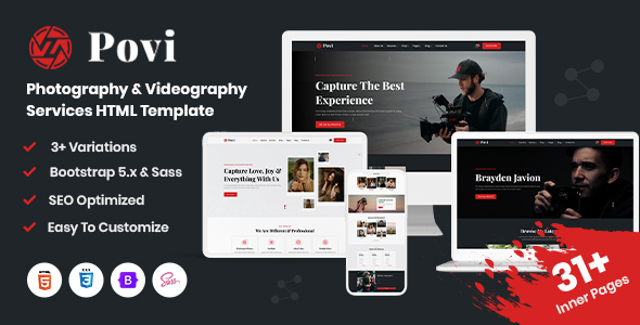 [Download] Povi – Photography & Videography Services HTML Template 