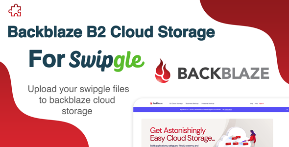 Nulled Backblaze B2 Cloud Storage Add-on For Swipgle free download
