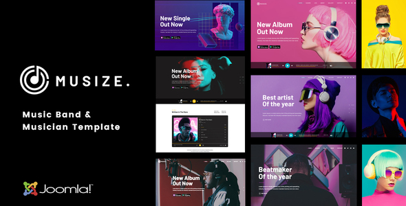 [Download] Musize – Music Band & Musician Joomla 4 Template 
