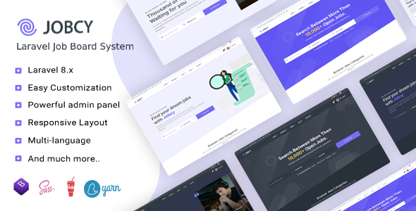 Nulled Jobcy – Laravel Job Board Multilingual System free download