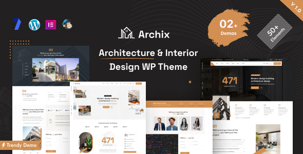 Nulled Archix – Architecture & Interior WordPress Theme free download