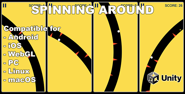 [Download] Spinning Around – (Unity Game) Hyper Casual Game For Android And iOS 